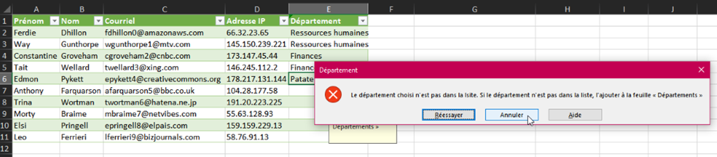 Exemple validation 2
